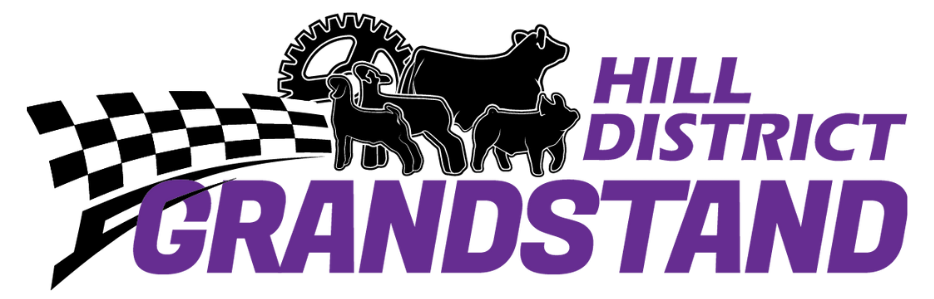Hill District Grandstand Logo. Transparent background.